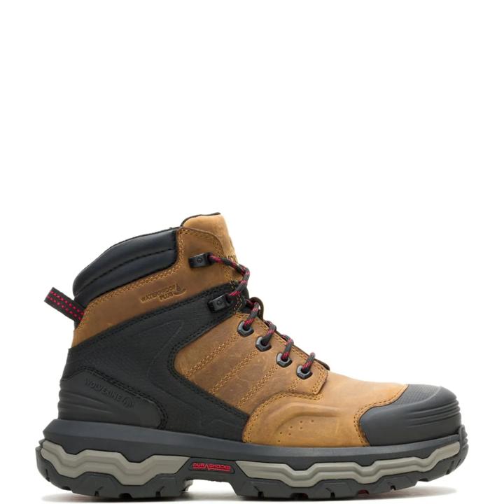 Alpha ft Wolverine Infinity System 6" Work Boot, Dark Tan, dynamic