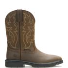 Rancher Level Pull-On Work Wellington, Dark Coffee, dynamic 1