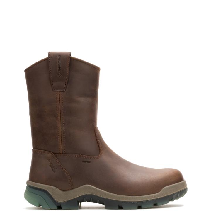 Vantage ft. HyperRest&trade; Pull-On CarbonMAX&reg; Work Wellington, Dark Brown, dynamic