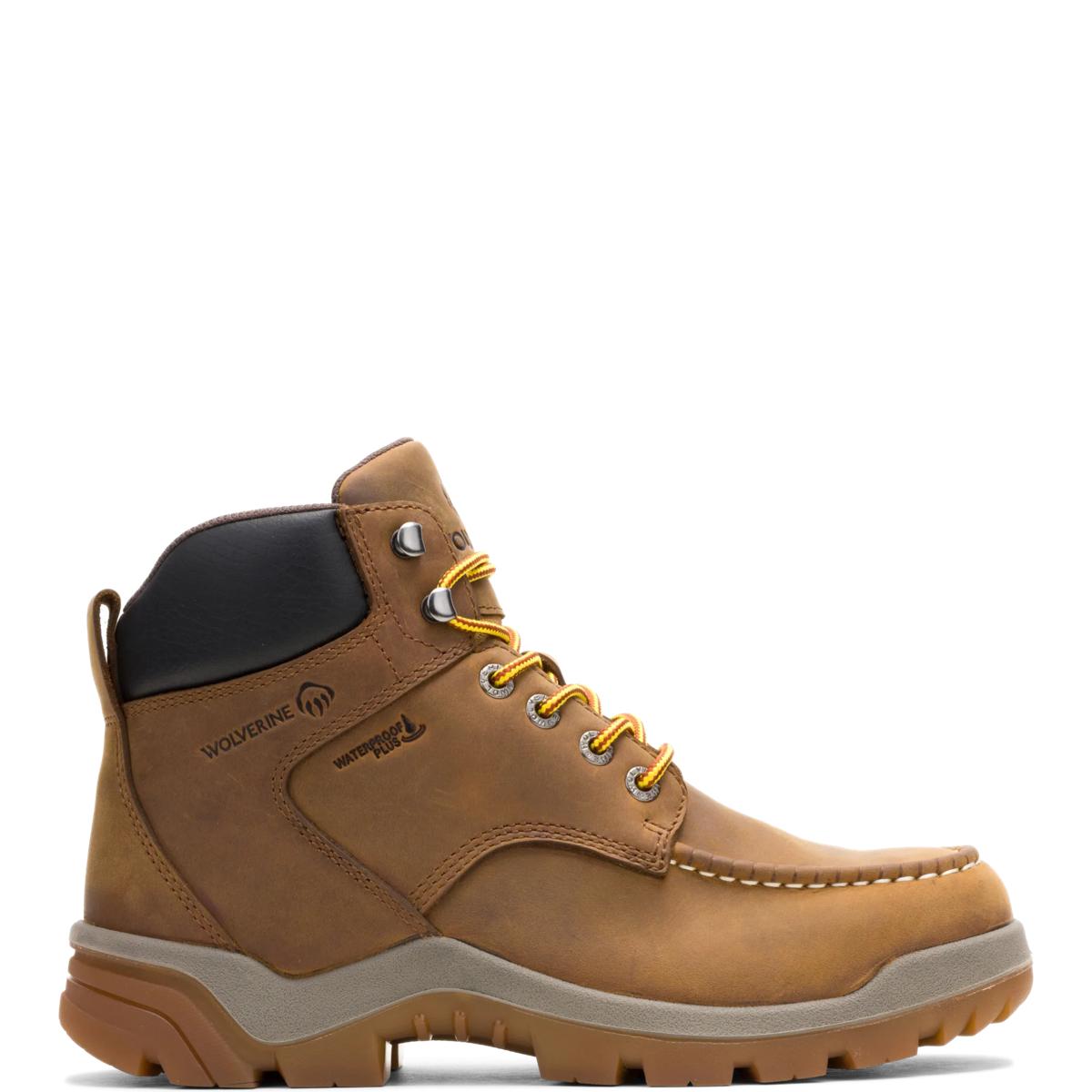 Vantage ft. HyperRest&trade; 6" Moc-Toe CarbonMax Work Boot, Dark Tan, dynamic 1