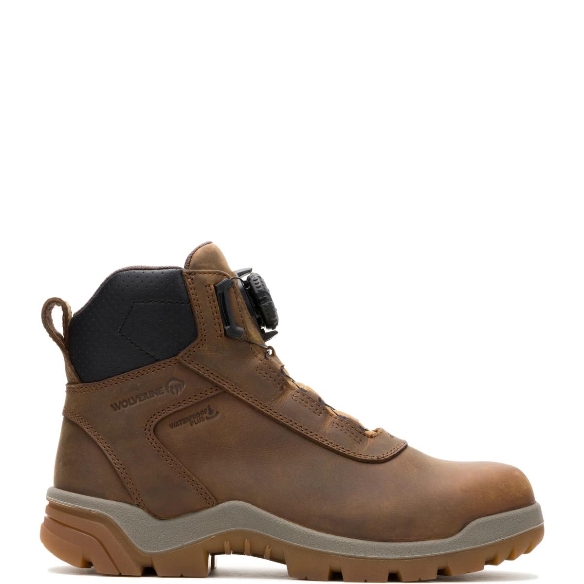 Vantage Boa&reg; ft. HyperRest&trade; 6" CarbonMAX&reg; Work Boot, Dark Tan, dynamic 1