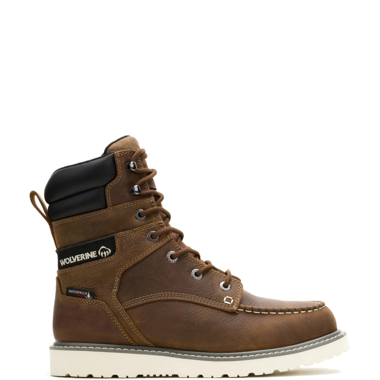 Men Trade Wedge 8 Inch Moc Steel Toe Work Boot | Wolverine