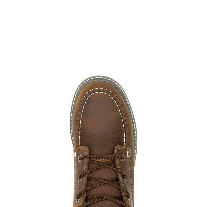Men Trade Wedge 8 Inch Moc Steel Toe Work Boot | Wolverine