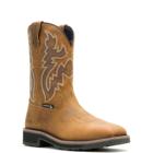 Rancher Pull-On Steel-Toe Work Wellington, Cashew, dynamic 2