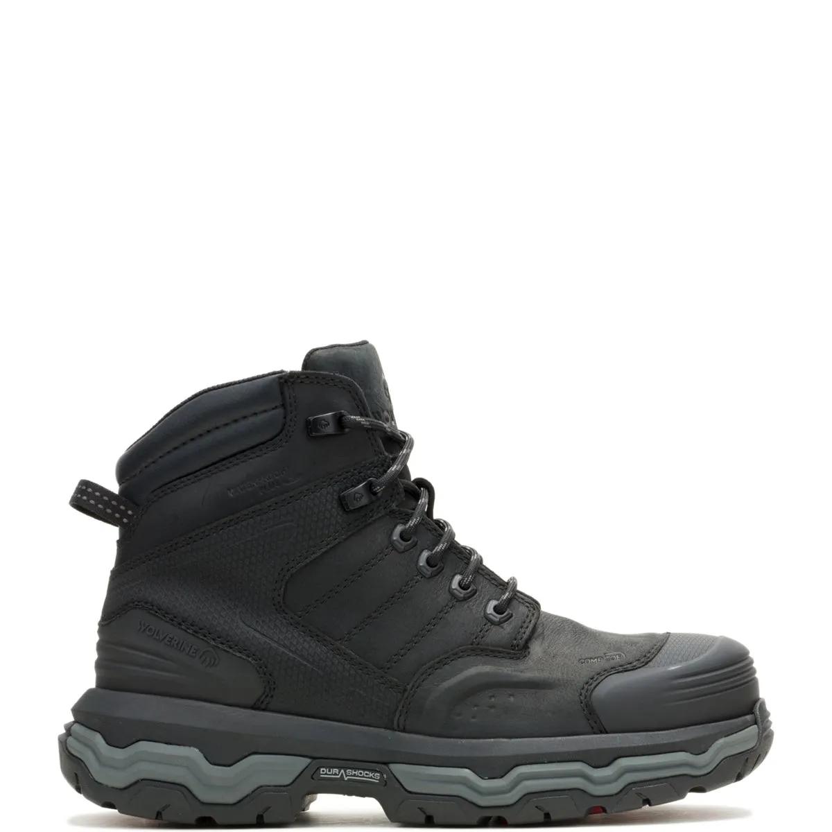 Alpha ft Wolverine Infinity System 6" CarbonMax&reg; Work Boot, Black, dynamic 1
