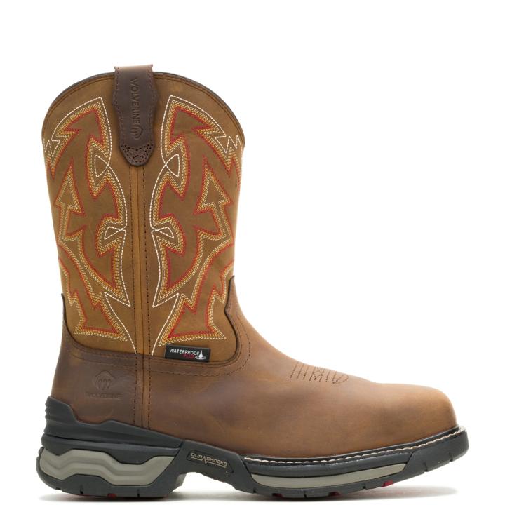 Rancher ft Wolverine Infinity System Pull-On CarbonMAX&reg; Work Wellington, Dark Tan, dynamic