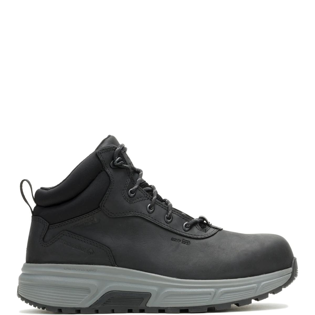 Ride Performance Wedge Mid CarbonMax&reg; Work Boot, Black, dynamic 1