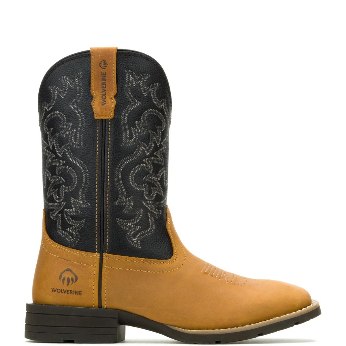 Wheatland Saddle Series Steel-Toe Wellington, Wheat, dynamic 1