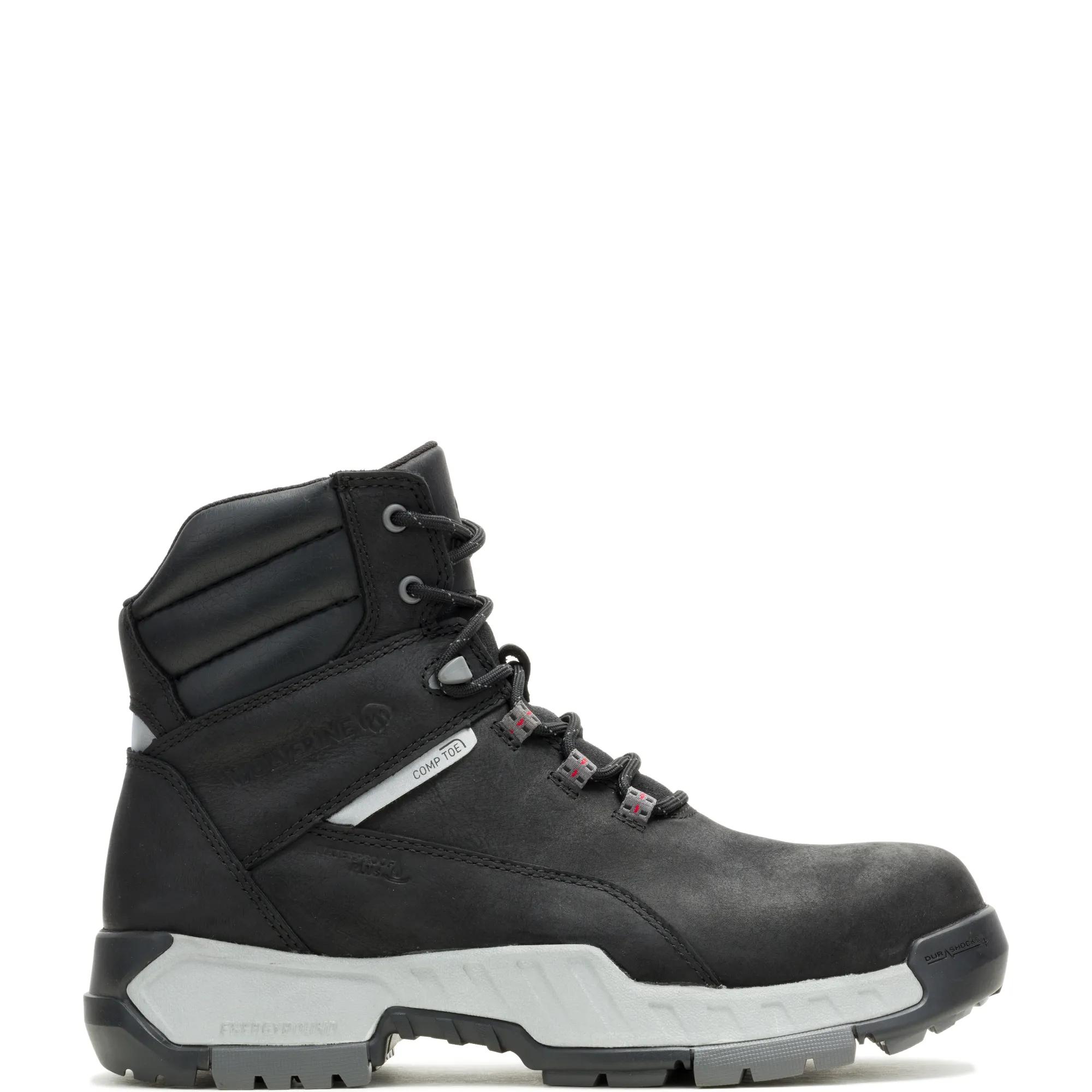 Wolverine Black Tactical Boots with Rugged Design Shop Wolverine Mens 6 Inch Legend Durashocks Carbonmax main image 4