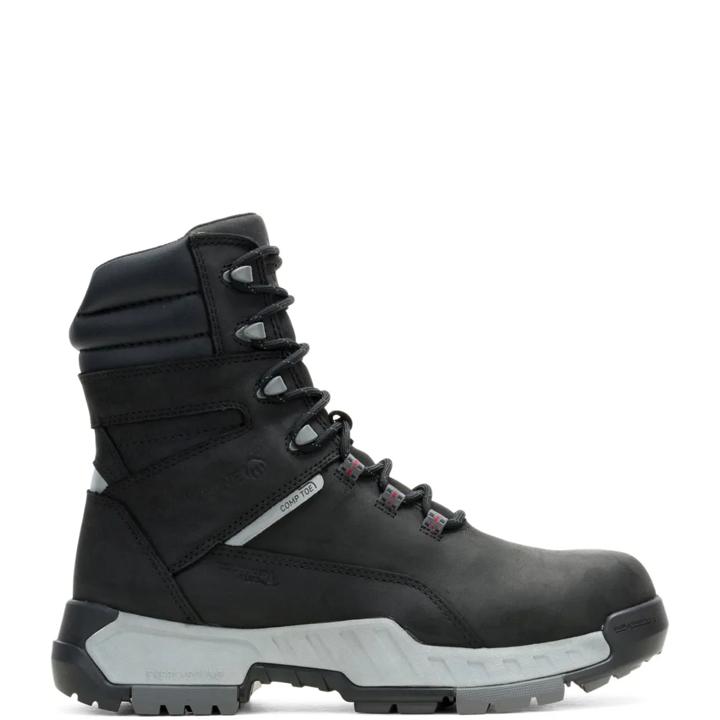 Tarmac II 8" Reflective CarbonMAX&reg; Work Boot, Black, dynamic