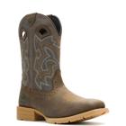 Wheatland Pull-On Steel-Toe Work Wellington, Titanium, dynamic 2