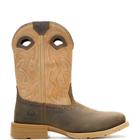 Wheatland Pull-On Steel-Toe Work Wellington, Coyote, dynamic 1