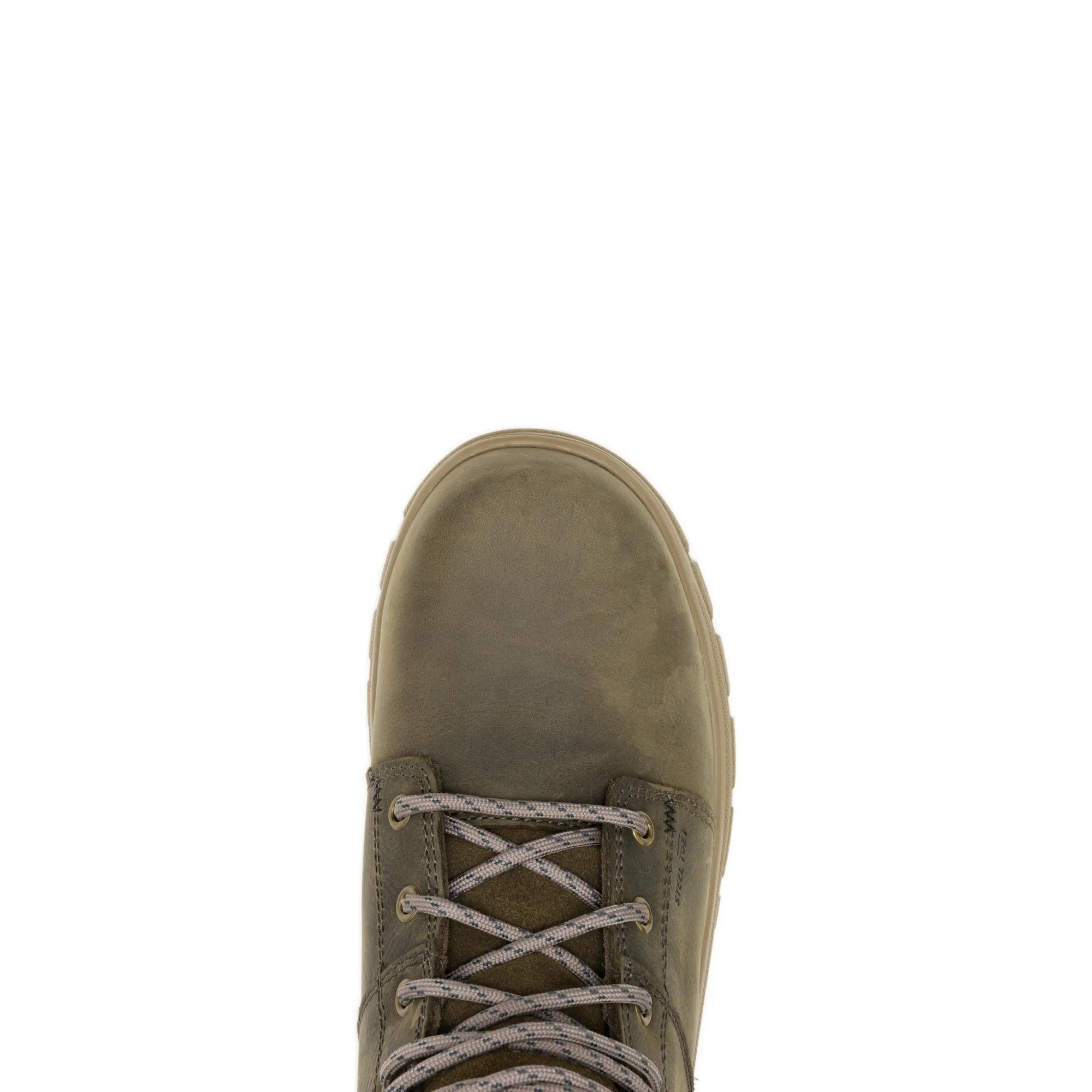 Drayton 6" Steel Toe Waterproof Work Boot, Bungee Cord, dynamic 5
