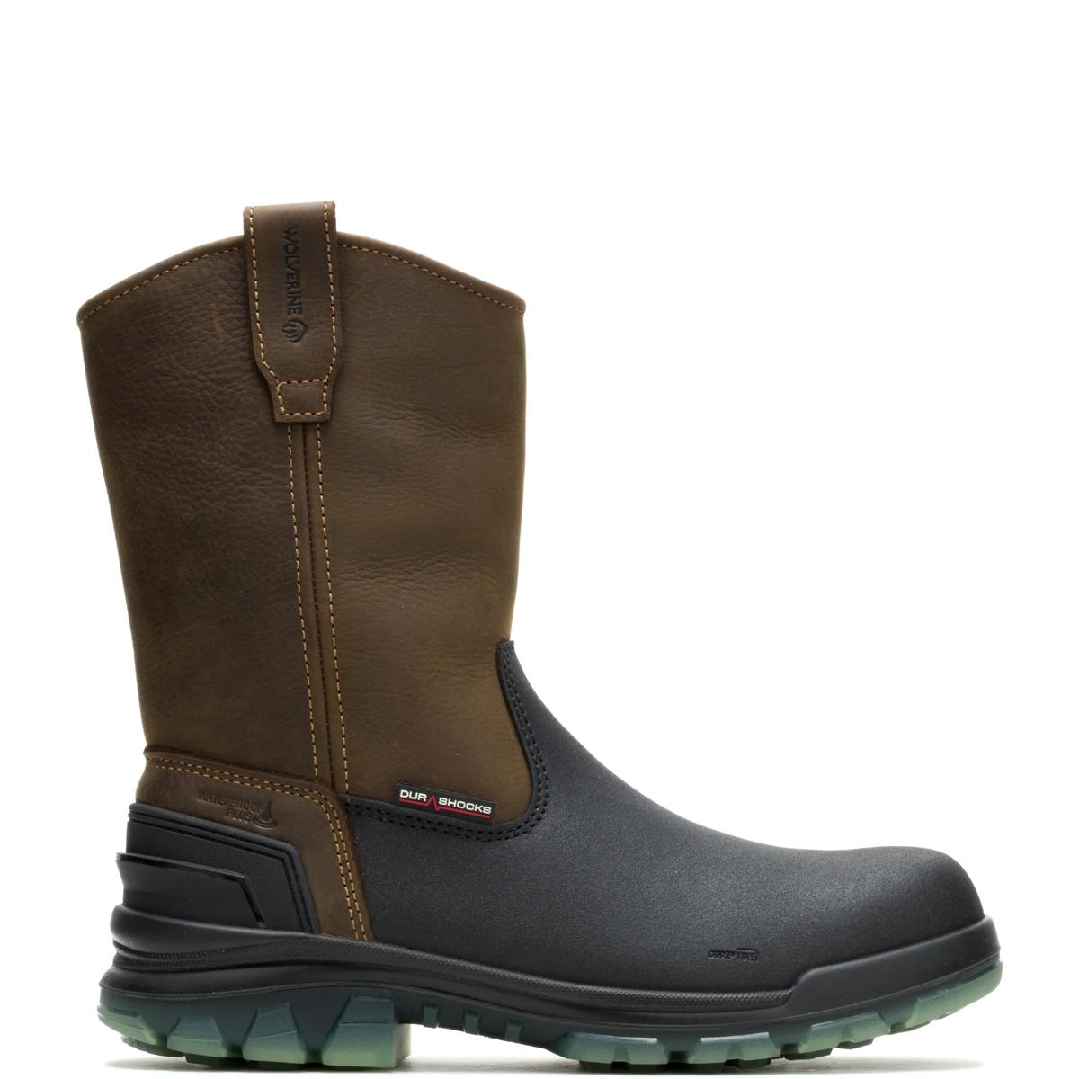 DuraShocks&reg; SR Icon Derrick Wellington CarbonMax&reg; Work Boot, Dark Coffee, dynamic 1