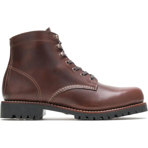 1000 Mile Plain-Toe Rugged Boot, Brown, dynamic