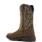 Rancher Level Steel-Toe Pull-On Work Wellington, Charcoal Grey, dynamic 3