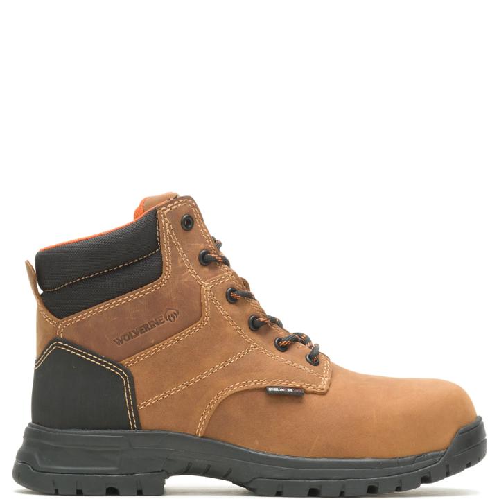 Piper 6" Composite-Toe Work Boot, Brown, dynamic