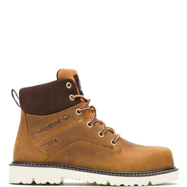 Revival 6" Composite-Toe Work Boot, Cashew, dynamic