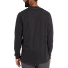 Guardian Cotton&trade; Long Sleeve Pocket Tee, Black, dynamic 4