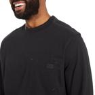Guardian Cotton&trade; Long Sleeve Pocket Tee, Black, dynamic 6