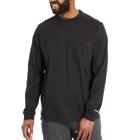 Guardian Cotton&trade; Long Sleeve Pocket Tee, Black, dynamic 2