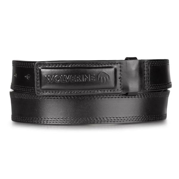 Scratchless Belt with Hidden Buckle, Onyx, dynamic