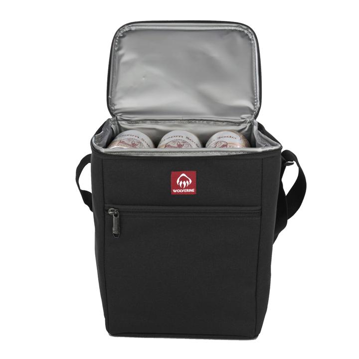 Vertical 12-Can Cooler, Black, dynamic