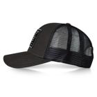 Land of the Free Trucker Cap, Onyx, dynamic 3