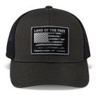 Land of the Free Trucker Cap, Onyx, dynamic 1
