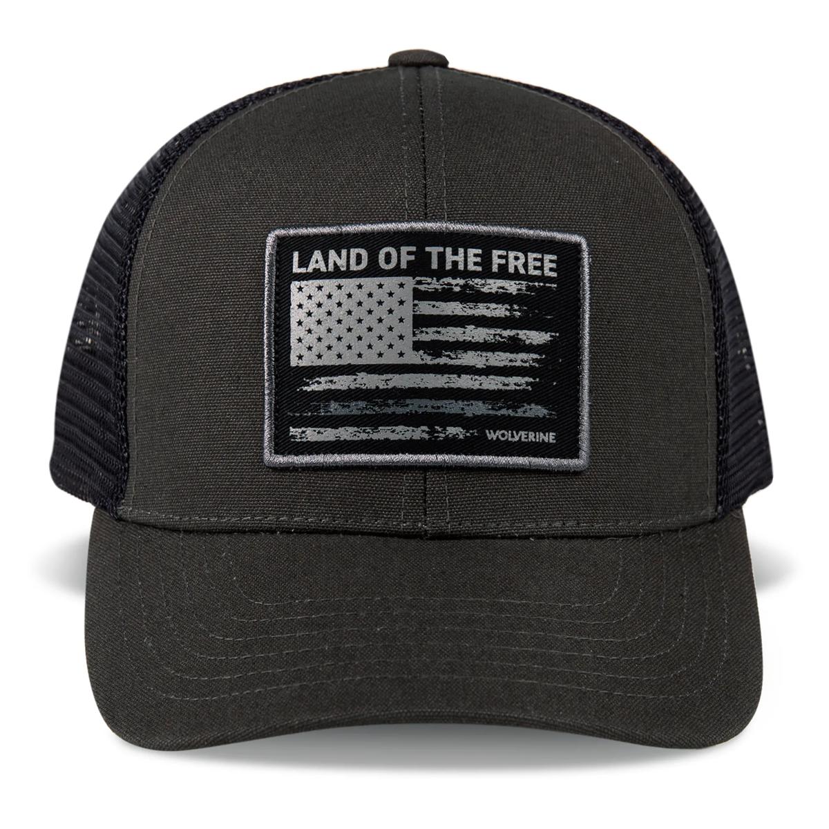 Land of the Free Trucker Cap, Onyx, dynamic 1