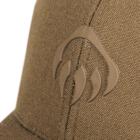 Raised Claw Logo Trucker Cap, Chestnut, dynamic 4