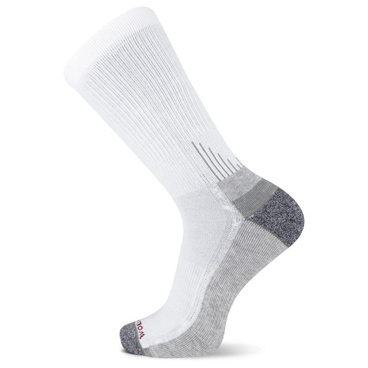 6-PK Performance Work Crew Sock, White, dynamic