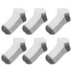 6-PK Performance Work Lowcut Sock, White, dynamic 4
