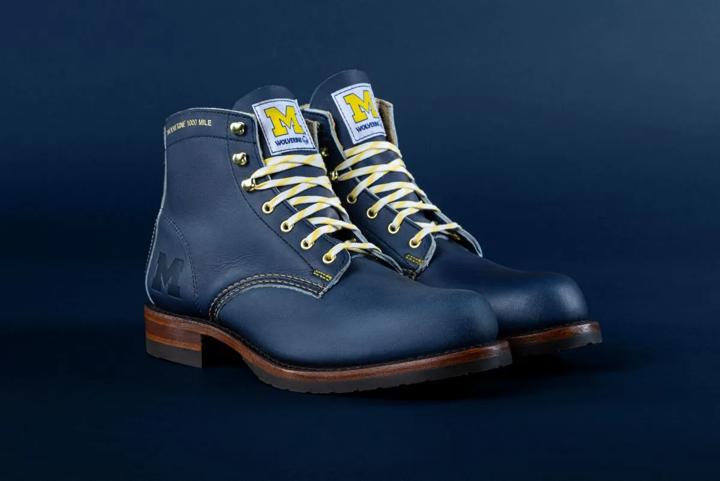 Michigan Team 1000 Mile Boot | Wolverine US Footwear