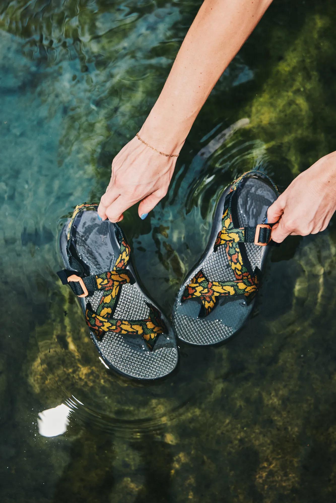 Z/Cloud 2 Adjustable Strap Cushioned Sandal, Pebble Greenery, dynamic 2