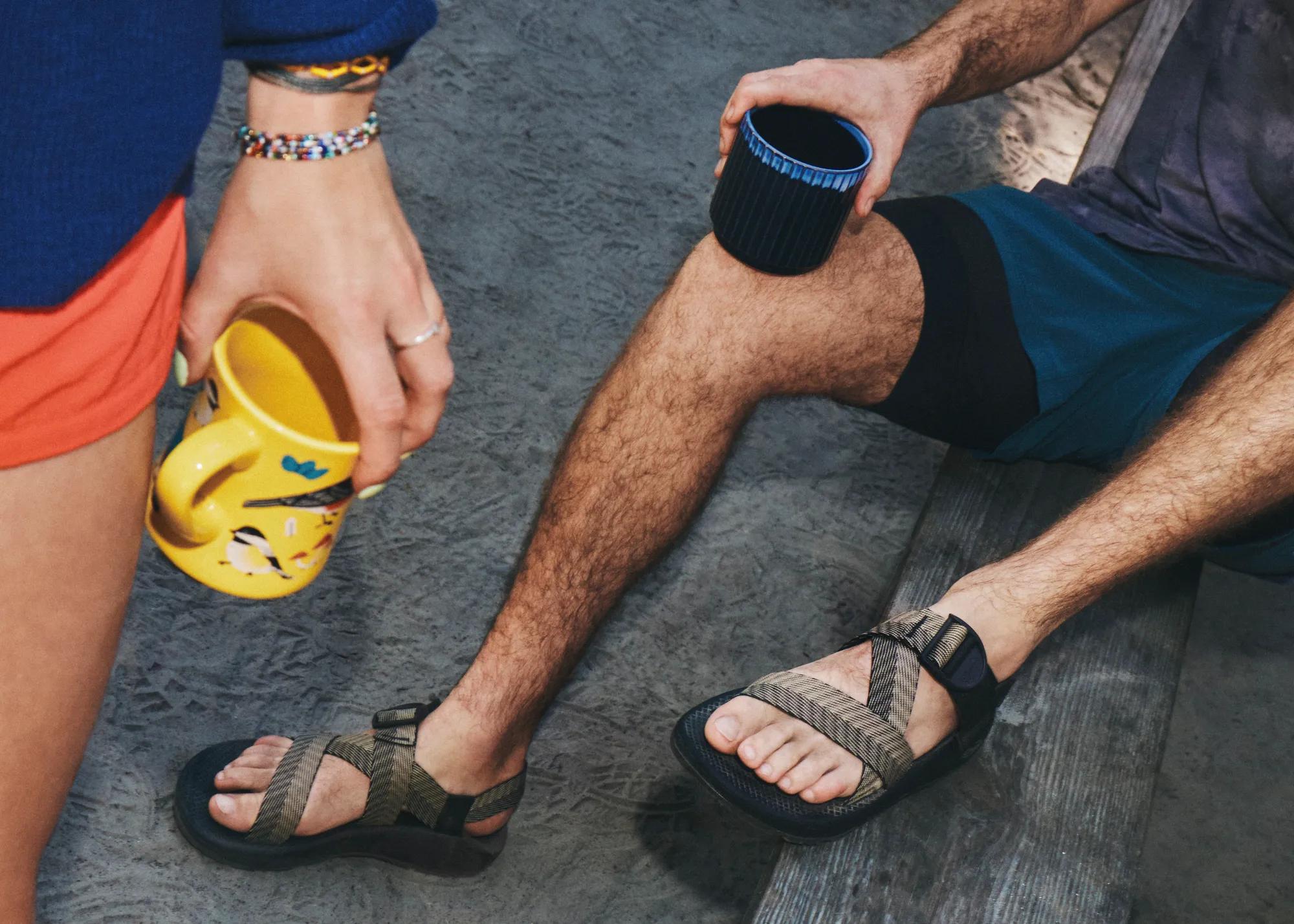 Mega Z/1 Wide-Strap Classic Sandal, Odds Black, dynamic 2