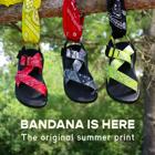 Mega Z/1 Wide-Strap Classic Sandal - Limited Edition, Black Bandana, dynamic 2