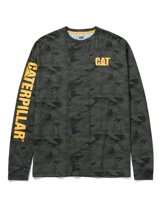 Trademark Banner Long Sleeve Tee, Night Camo, dynamic