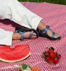 Z/1 Classic Sandal - Limited Edition, Gingham Navy, dynamic 2