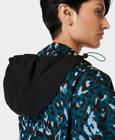 Ascend Whisper Anorak X Sweaty Betty, Blue Brushstroke Leopard/Black, dynamic 5