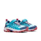 Moab Speed 2 Low A/C Waterproof, Turquoise/Coral, dynamic 2