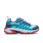 Moab Speed 2 Low Waterproof, Turquoise/Coral, dynamic 1