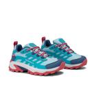Moab Speed 2 Low Waterproof, Turquoise/Coral, dynamic 2