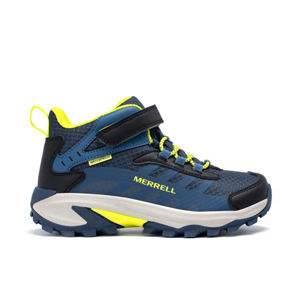 Moab Speed Mid 2 A/C Waterproof, Navy/Hi Vis, dynamic