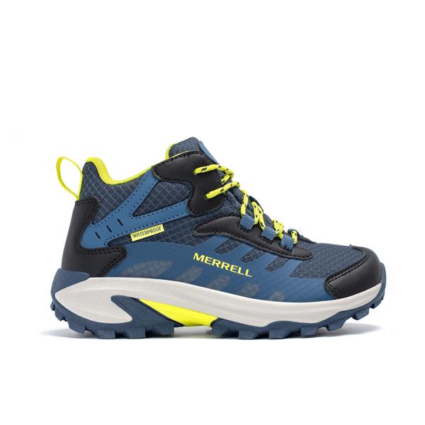 Moab Speed 2 Mid Waterproof, Navy/Hi Viz, dynamic