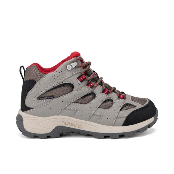 Moab 3 Mid Waterproof, Boulder/Red, dynamic