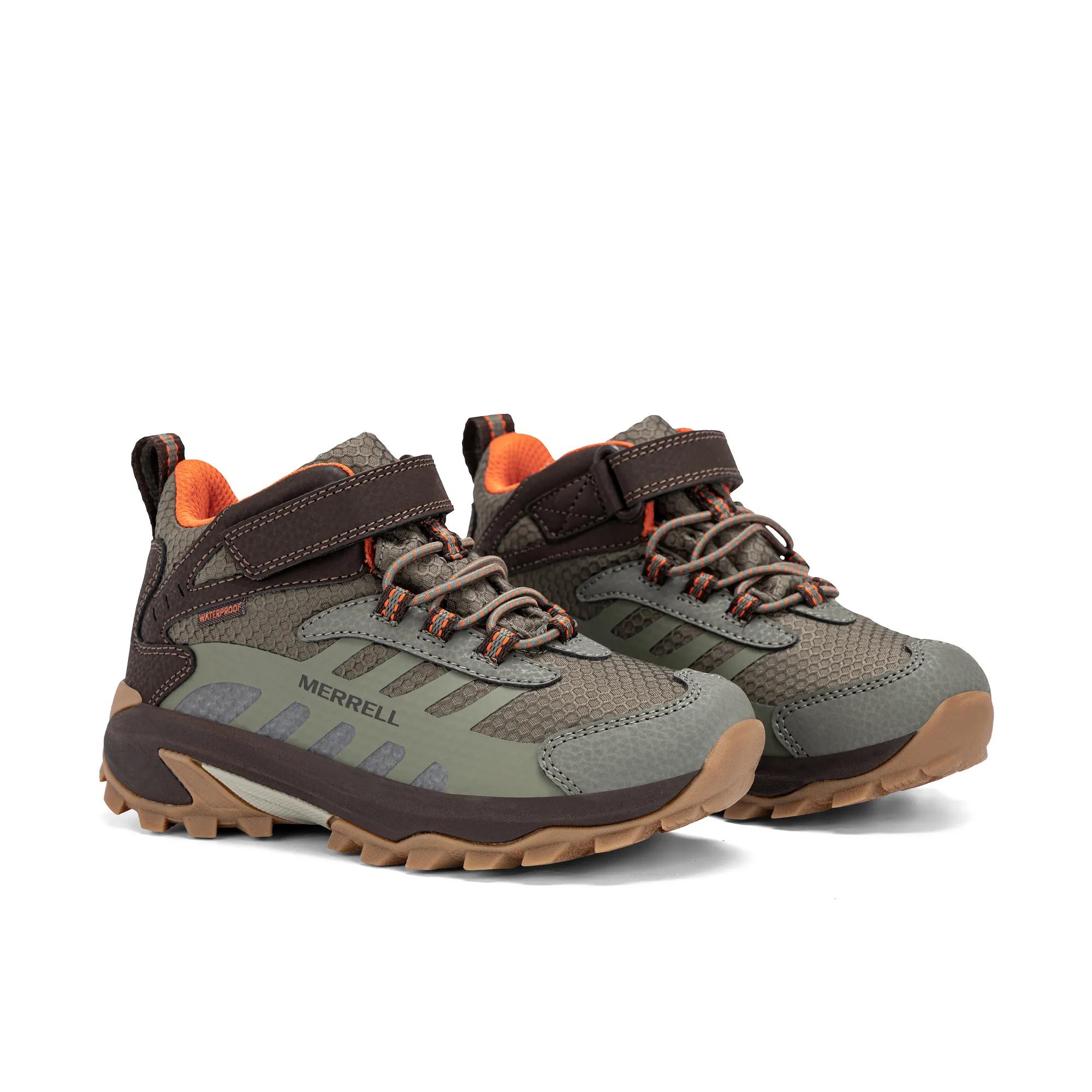 Moab Speed Mid 2 A/C Waterproof, Brown/Olive, dynamic 2