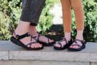 Z/1 EcoTread&trade; Sandal, Pride - Stripe Rainbow, dynamic 3