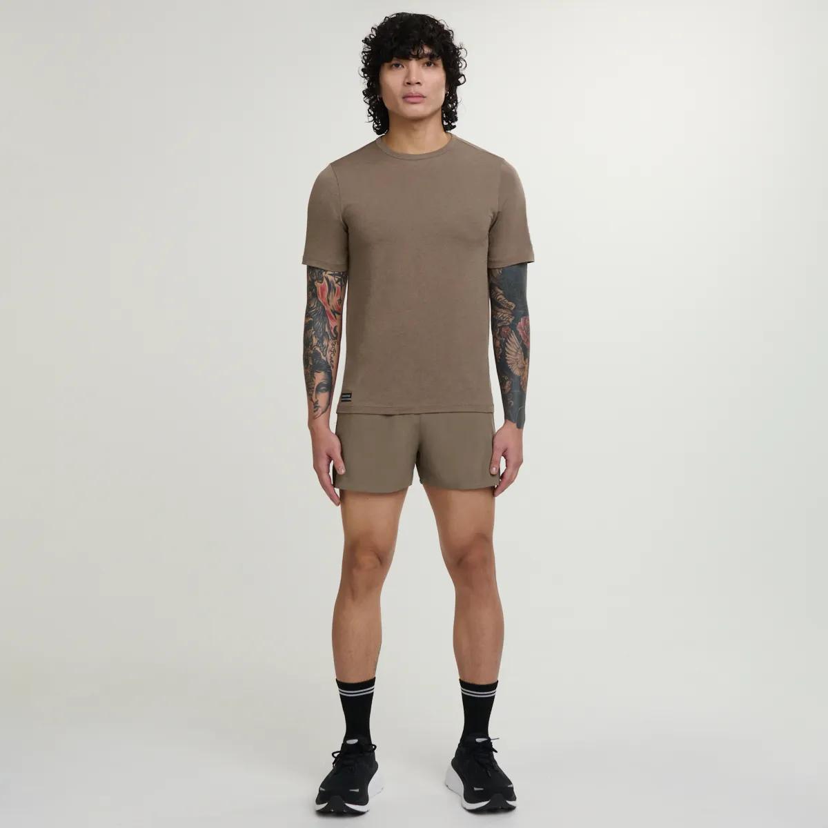 Outpace 3" Short, Pewter, dynamic 3