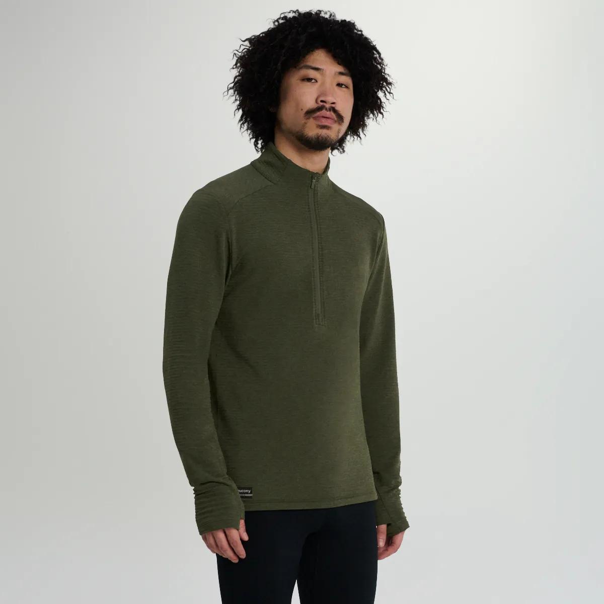 Triumph 3D 1/2 Zip, Fatigue Heather, dynamic 3